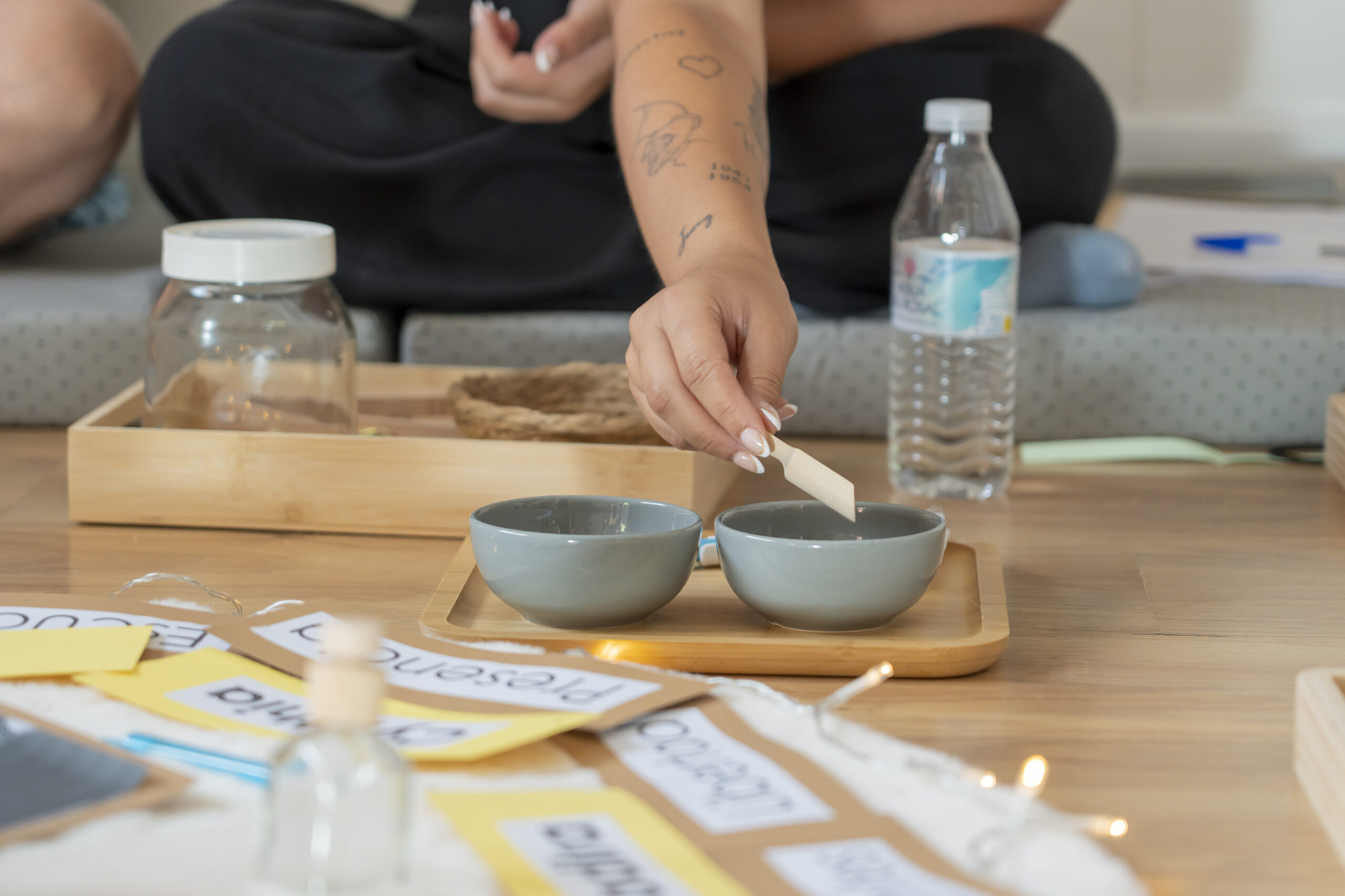 Taller Montessori: bandejas, materiales y ambiente preparado